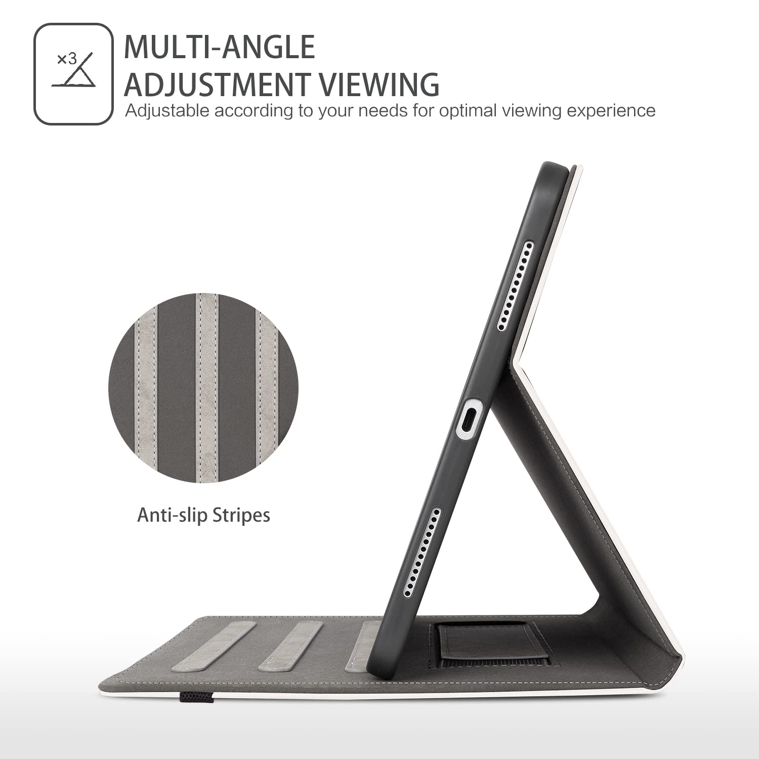 Case For Ipad 10Th Generation Case, For Ipad Case 10Th Generation Women Girls Shockproof Case With Pencil Holder, Multi Angle Ad