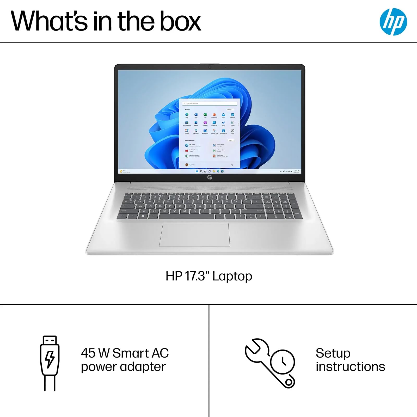 Hp 17.3'' 1920 X 1080 (Full Hd) Laptop, Amd Ryzen 5 7430U(6 Core), Amd Radeon Graphics, 16Gb Ddr4 Ram, 1Tb Ssd, Hdmi, Wi-Fi 6, B