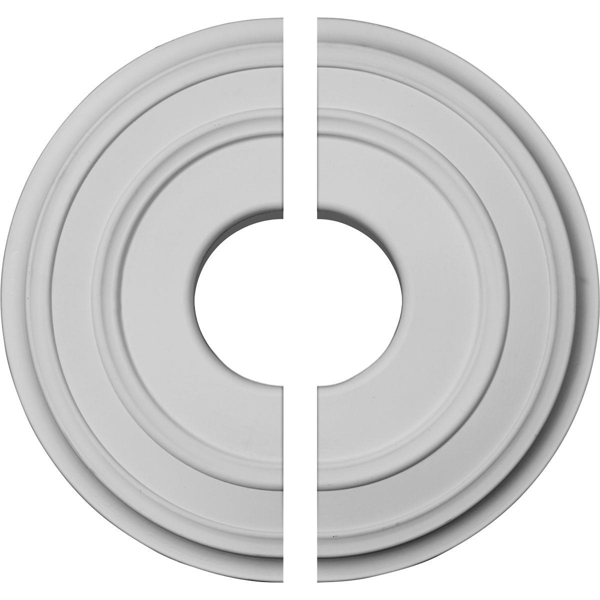 Ekena Millwork Cm12Cl2 Classic Ceiling Medallion, 12 3/8''Od X 4''Id X 1 1/8''P, Factory Primed