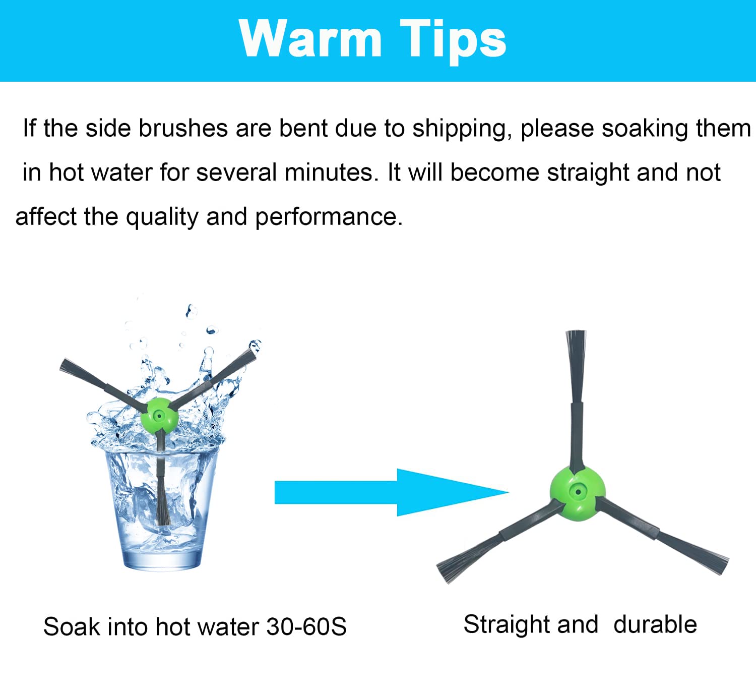 Vanclearidea Replacement Side Brushes Compatible With Irobot Roomba I,E And J Series I7 I7+ Plus I8 I3 I3+ I4 I4+ I6+ Plus J7+ E