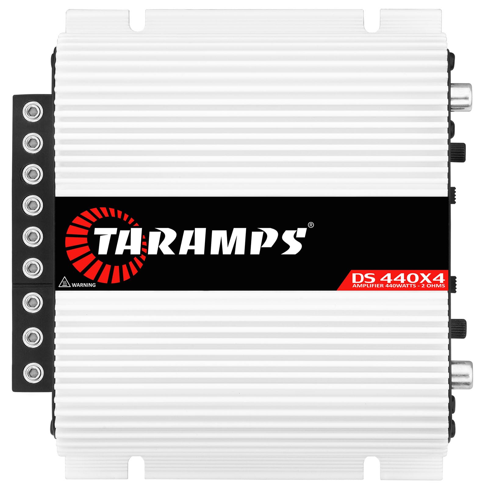 Taramps Ds 440X4 2 Ohms Multichannel Amplifier 440 Watts Rms 110X4 Watts Full Range Crossover Fixed Rca/High Level Input 4 Chann