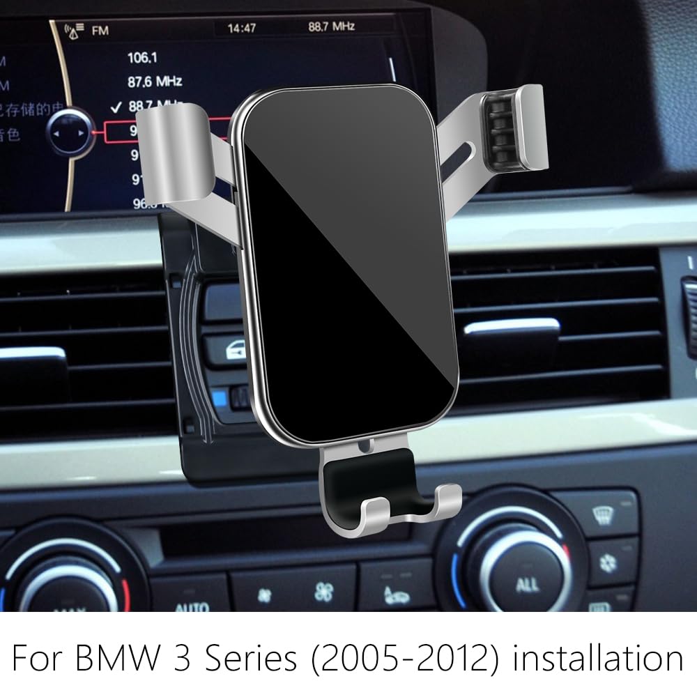 Lunqin Car Phone Holder For Bmw 3 Series 2005-2012 E90 E91 E92 E93 323 325I 328I 330I 335I 335D 328Xi 335Xi 325Ci 330Xi And Bmw