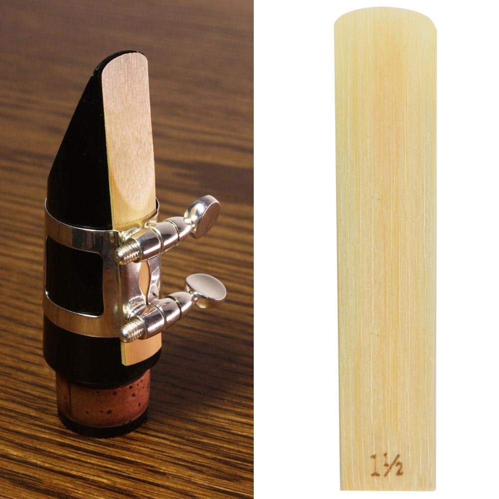 Vbestlife 10Pcs Tenor Saxophone Reed, 1.5 Strength Reeds For Tenor Sax Saxophone Music Instrument Accessories