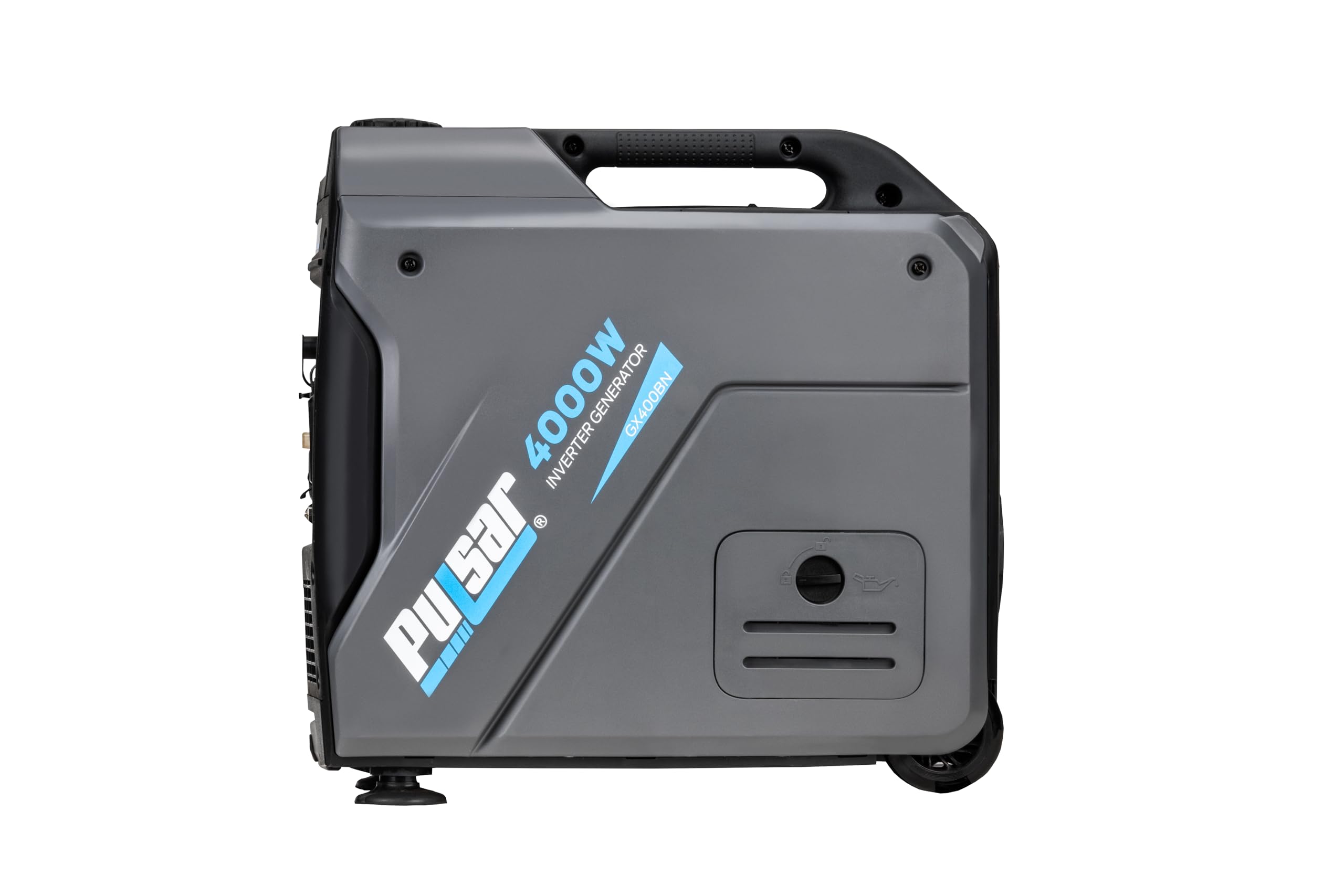 Pulsar Products Gx400Bn, 4000W Portable Ultra Quiet Dual Fuel & Parallel Capability, Rv Ready, Handle & Wheels, With Co