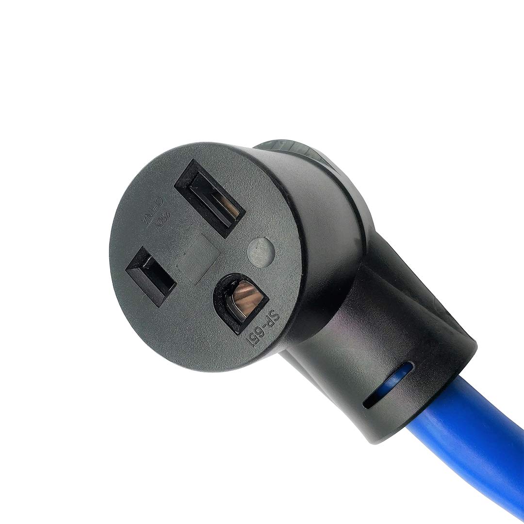 Parkworld 691883B Rv 50A Plug 14 50P To 6 50R Welder 50A Receptacle 40Amp Adapter Cord (5Ft)