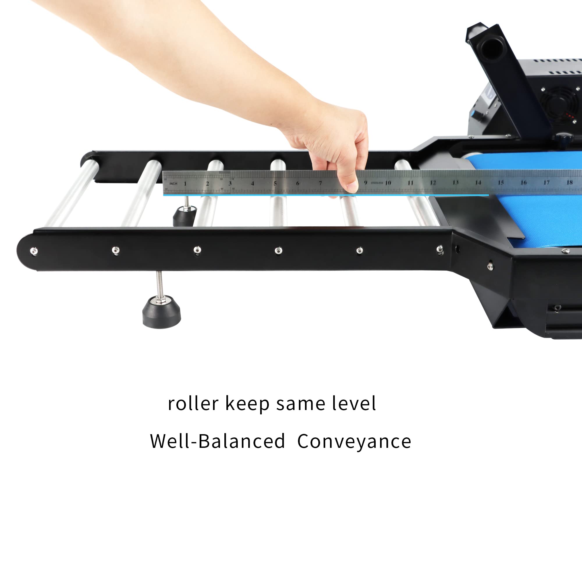 Ideaformer 3D Ir3 Belt Printer Conveyor 3D Printer Extended Removable Expansion Bracket Splice Roller Set Original Replacement O