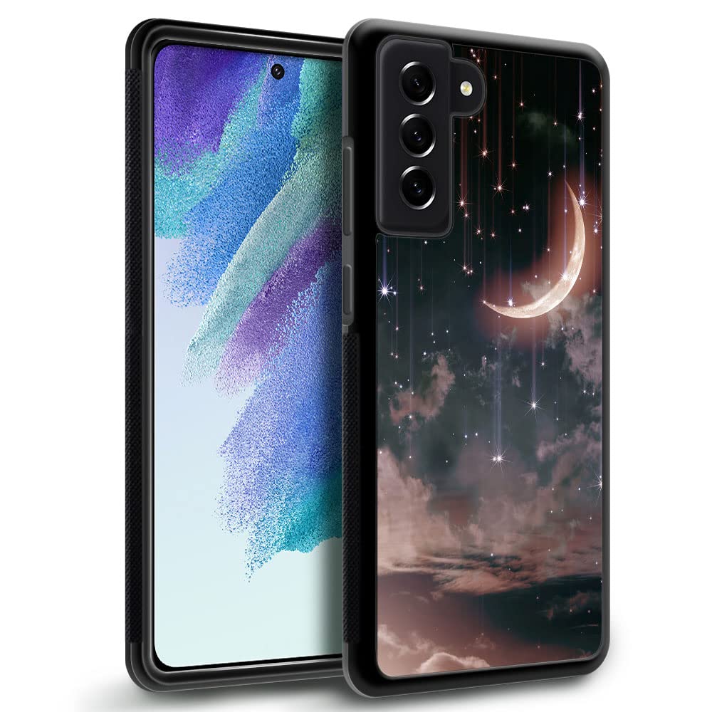 ZHEGAILIAN Samsung Galaxy S23 Phone Case Shockproof Non-Slip TPU PC Crescent Nebula 6.1 inch