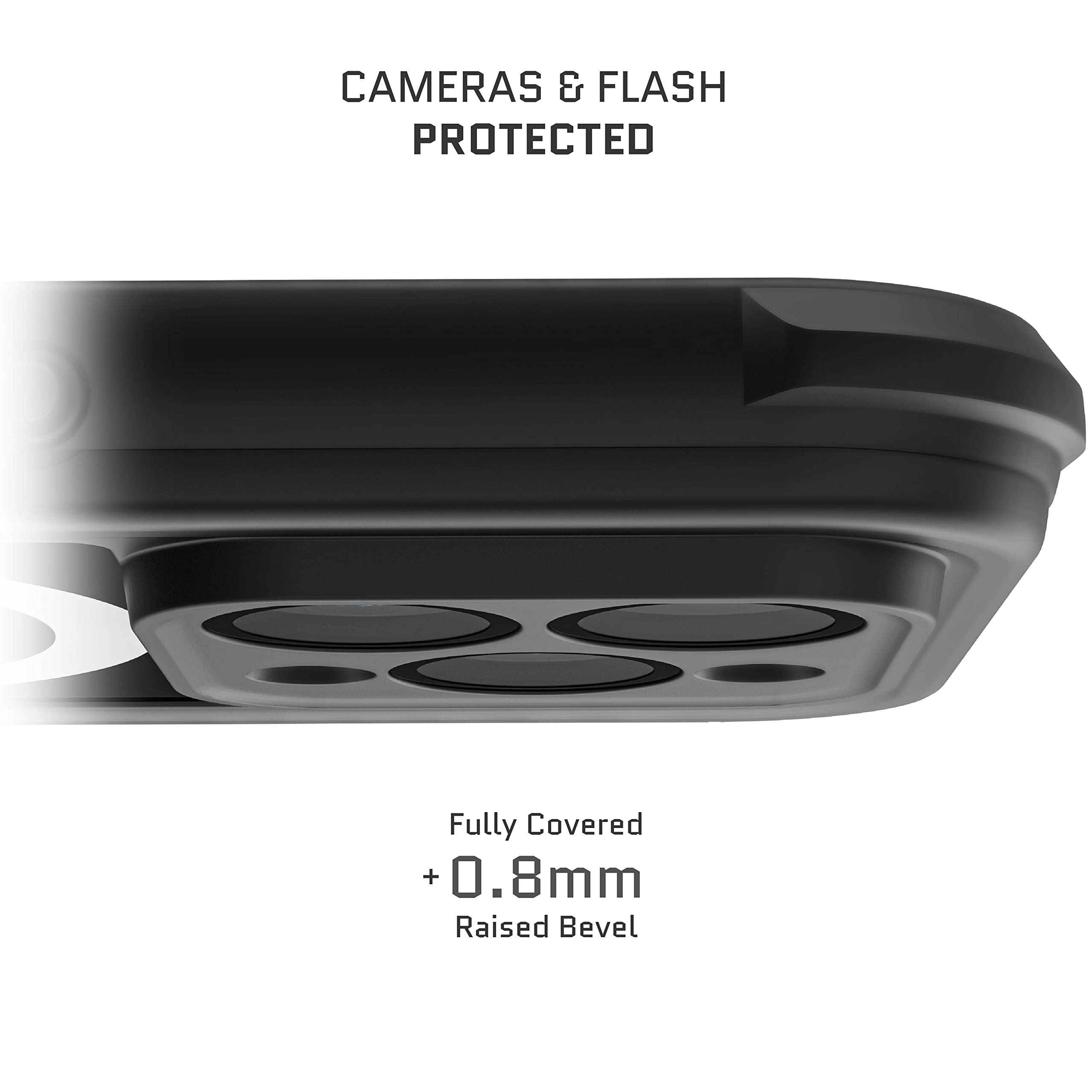 Ghostek Nautical Heavy Duty Iphone 14 Pro Waterproof Case Screen Camera Lens Protector, Belt Clip Holster, Magsafe Magnet Protec