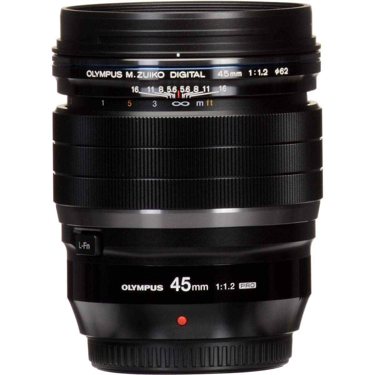 Om System Olympus M.Zuiko Digital Ed 45Mm F1.2 Pro For Micro Four Thirds System Camera, Ultra Bright F1.2 Lens, Weather Sealed D