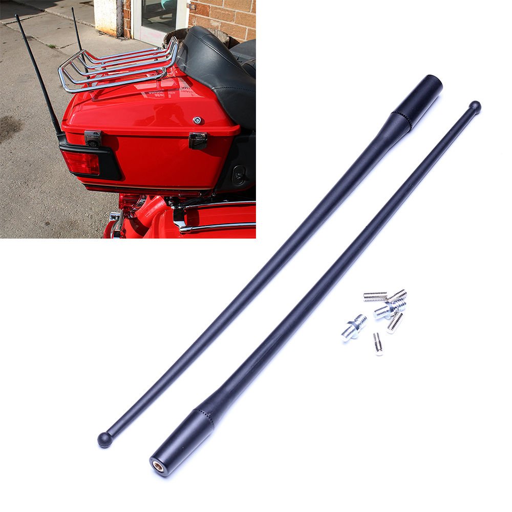 13 Harley Short Antenna Mast Harley Davidson Antenna Flexible Rubber Am/Fm For 1989 2017 Harley Davidson Electra Road Tour Ultra
