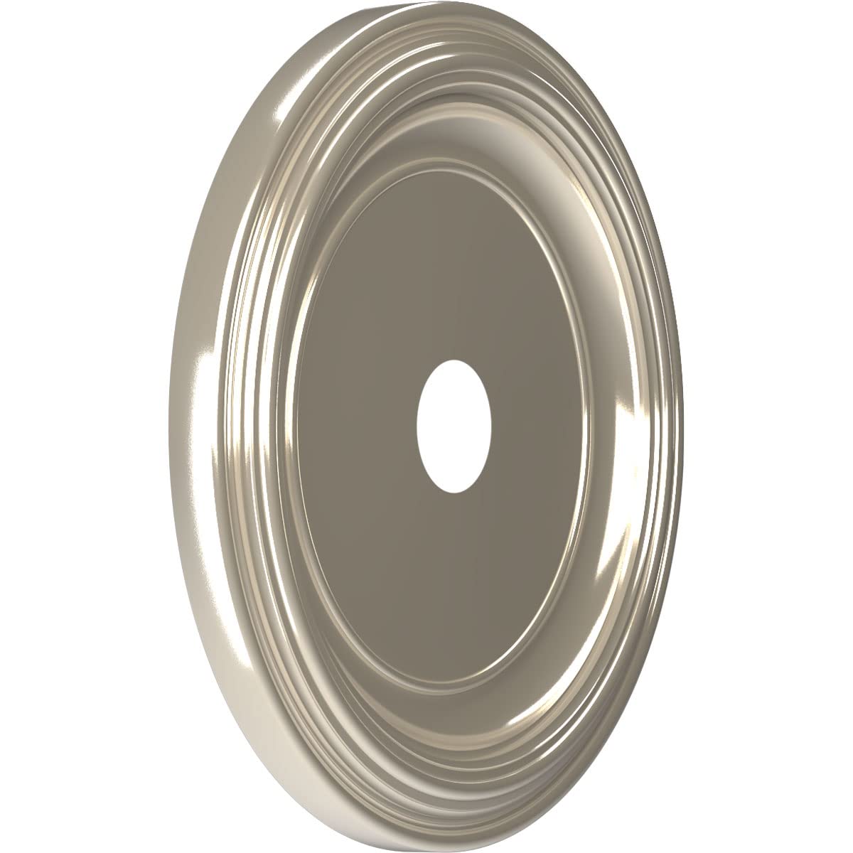 Ekena Millwork Cmp22Trbcr Traditional Thermoformed Pvc Ceiling Medallion (Fits Canopies Up To 13 1/2''), 22''Od X 3 1/2''Id X 1