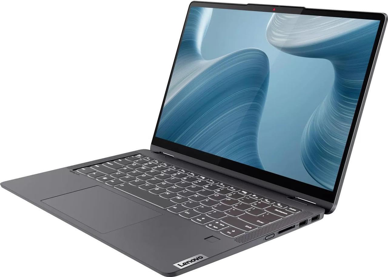 Lenovo Flex 5I 14 Touchscreen 2-In-1 Laptop | Intel Core I5-1235U Processor | 8Gb Ram | 512Gb Ssd | Intel Iris Xe Graphics | Bac