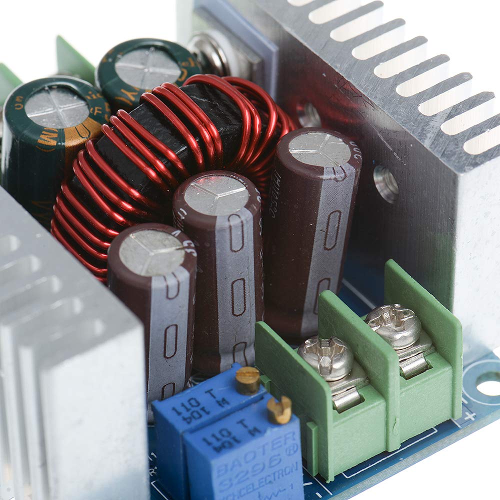 ANMBEST 20A 300W Adjustable Buck Converter Module DC 6-40V to 1.2-36V with Short Circuit Protection