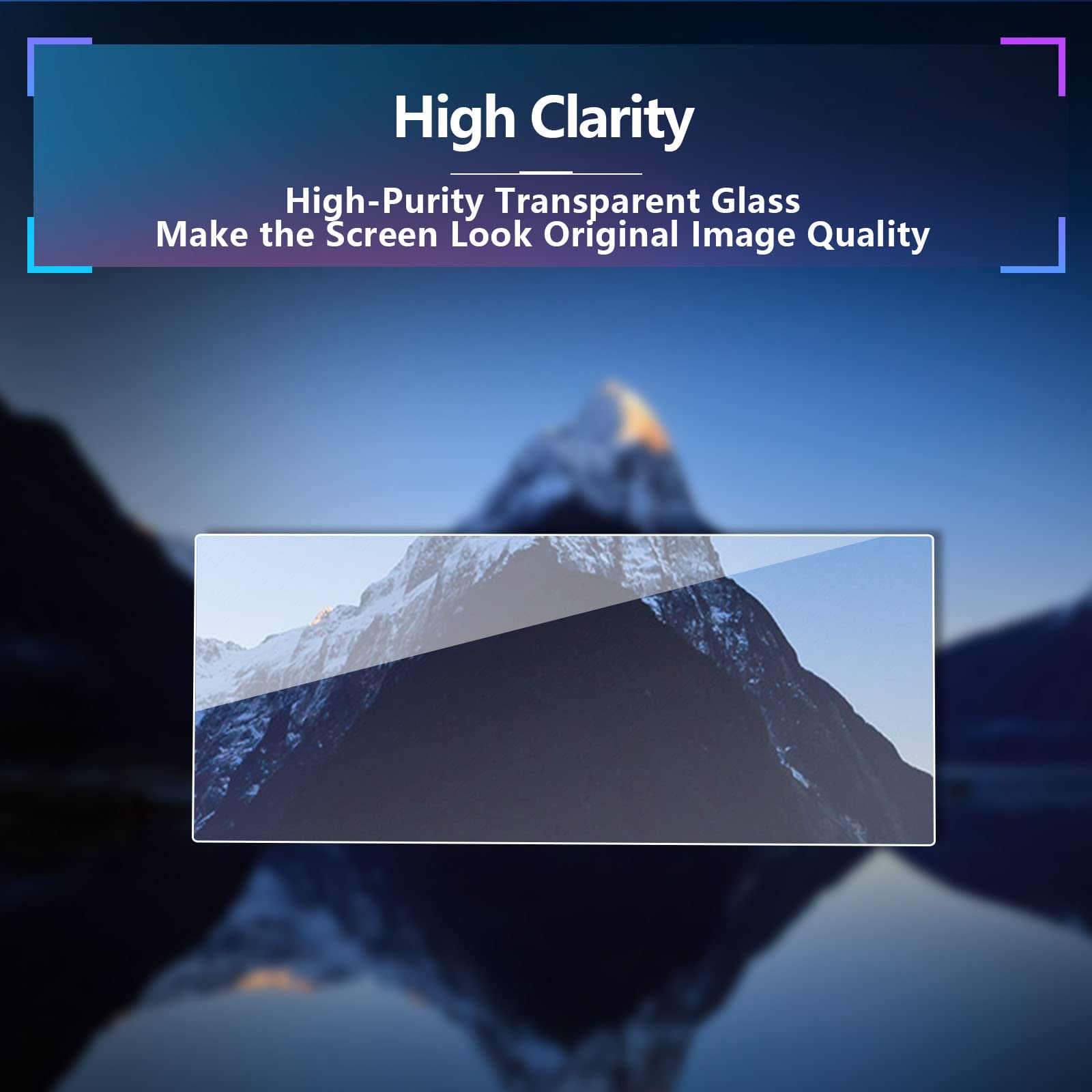 Sxcy For 2022 2023 2024 Hyundai Tucson/Santa Cruz Screen Protector 10.25 Inch For 2024 Hyundai Tucson Se/Sel/Xrt/N Line/Limited Accessories 2024 Tucson/Santa Cruz Navigation Display Radio Screen Protector 9H Tempered Glass