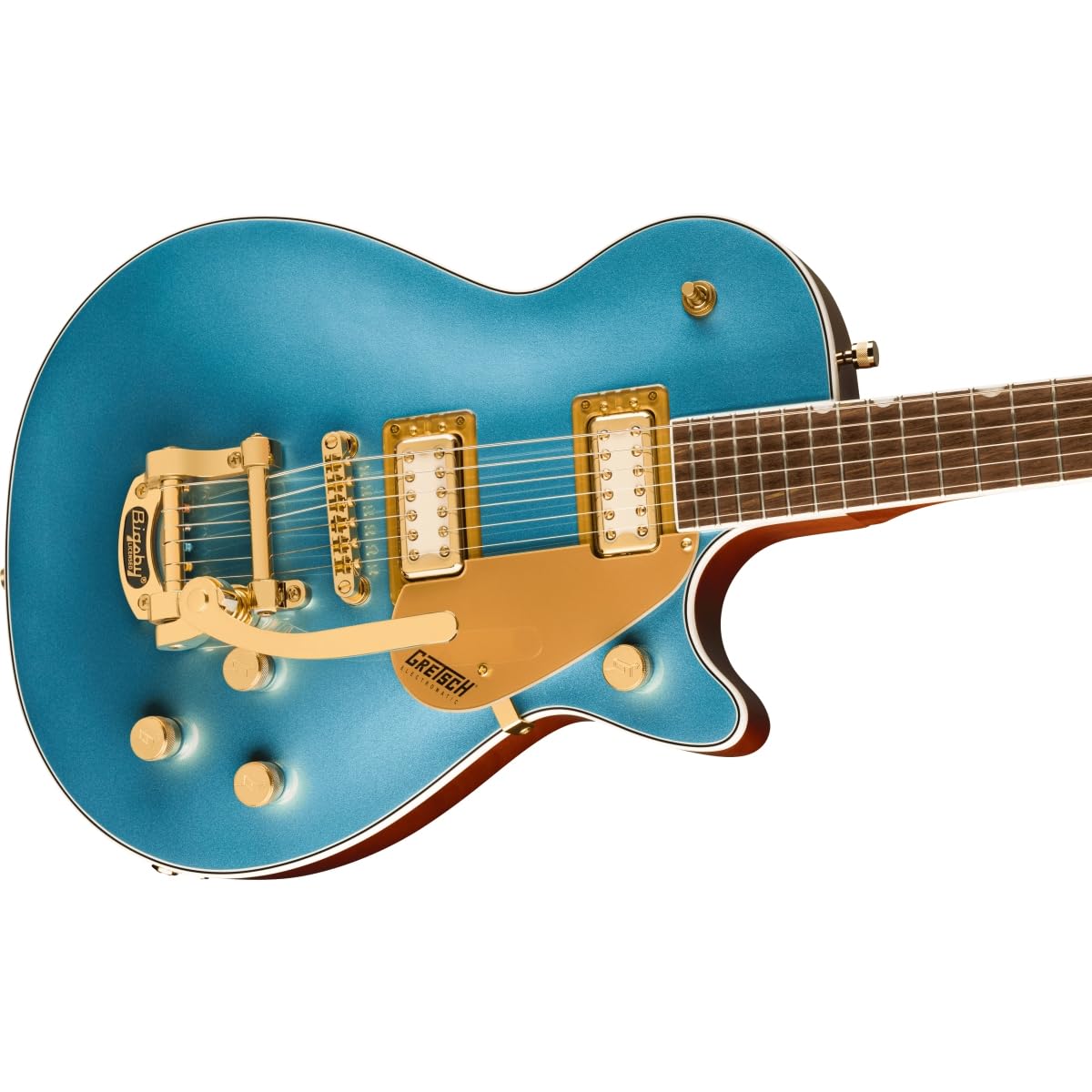Gretsch Electromatic Pristine Ltd Jet Single Cut 6 String Right Handed Electric Guitar With Bigsby Tailpiece (Mako)