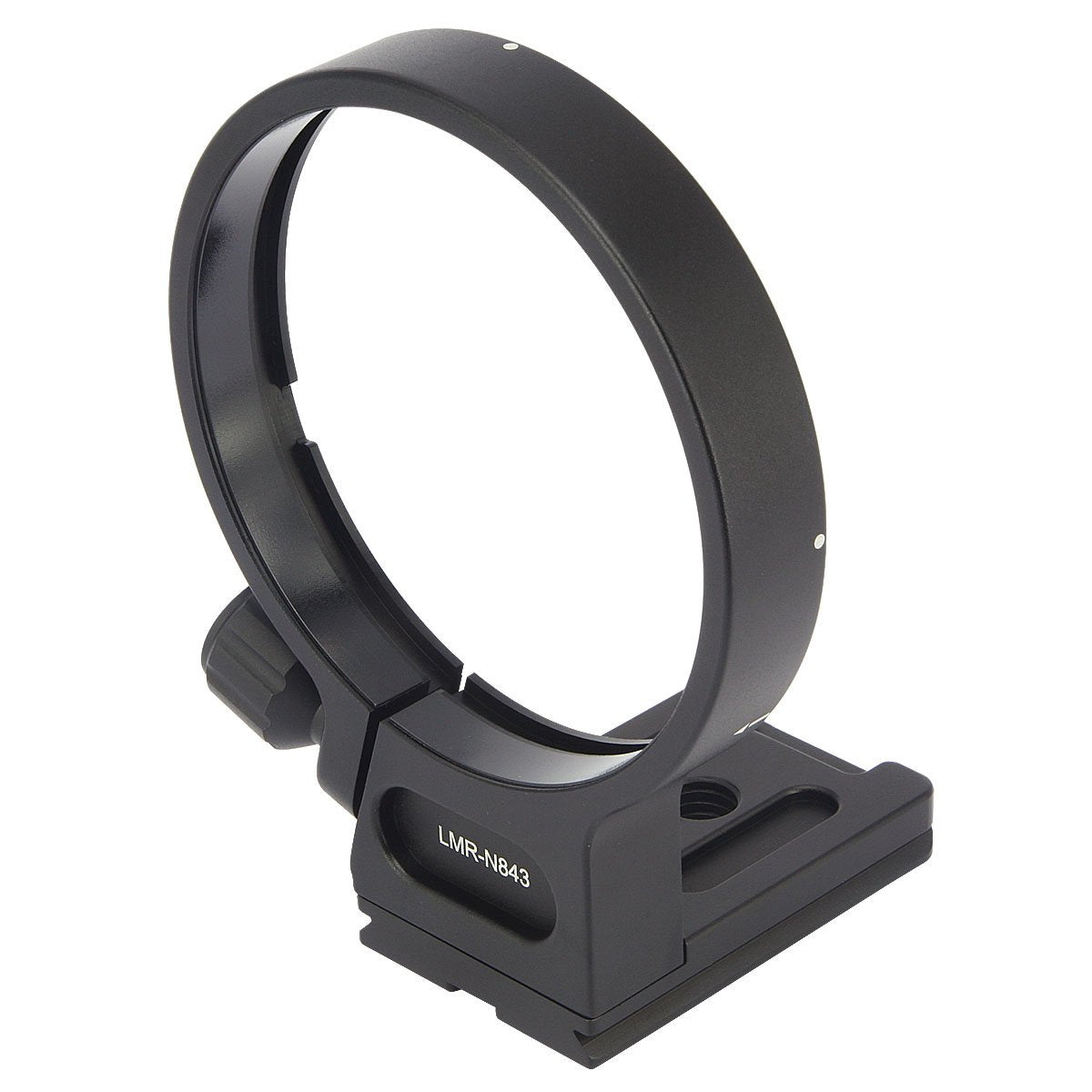 Haoge Lmr N843 Lens Collar Replacement Foot Tripod Mount Ring For Nikon Af 80 400Mm F/4.5 5.6D Ed Vr And Nikon Af S Nikkor 300Mm F/4D If Ed Lens Built In Arca Type Camera Quick Release Plate