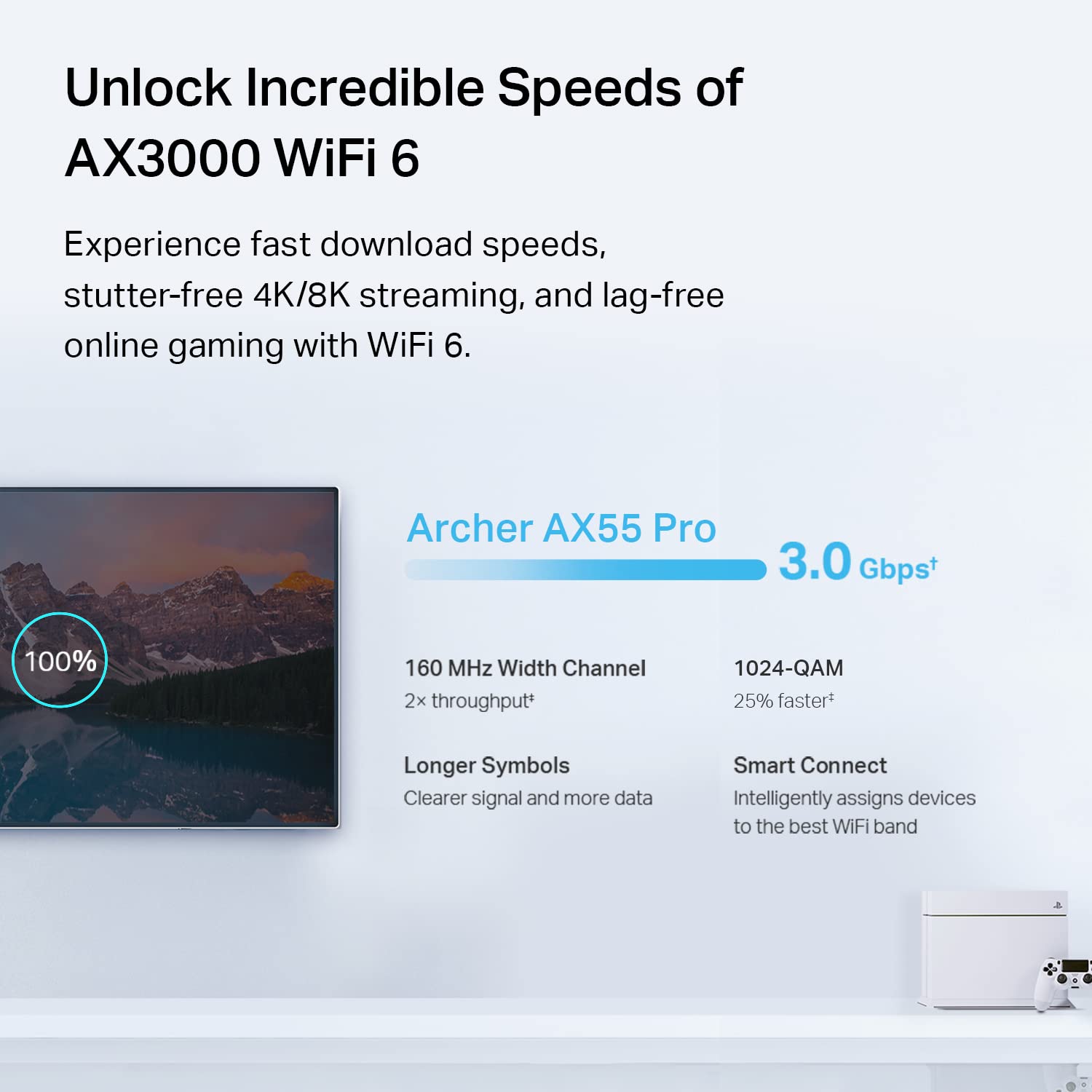 Tp Link Ax3000 Wifi 6 Router (Archer Ax55 Pro)   Multi Gigabit Wireless Internet Router, 1 X 2.5 Gbps Port, Dual Band, Vpn Route