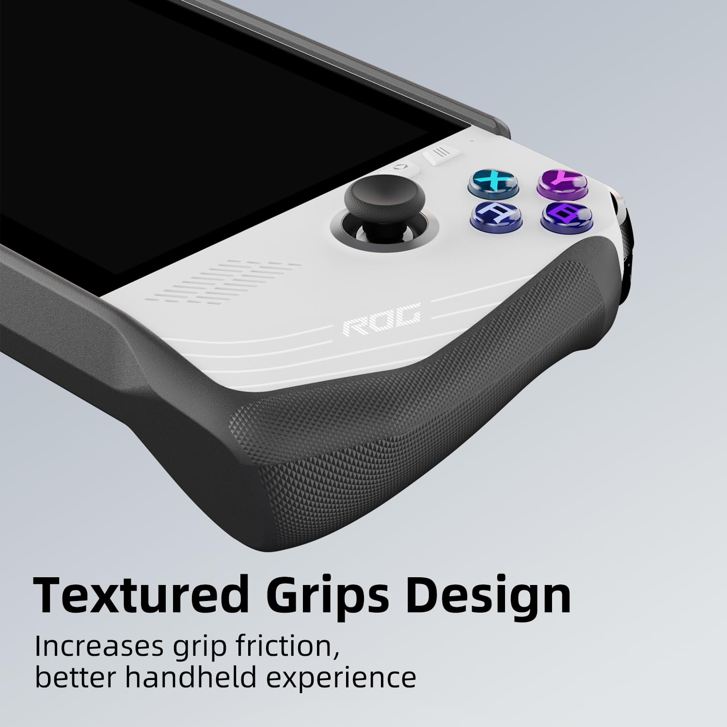 Skull & Co. Gripcase Ally For Rog Ally: A Soft Protective Case With Textured Grips Full Protection And Stand, Shock Absorption N