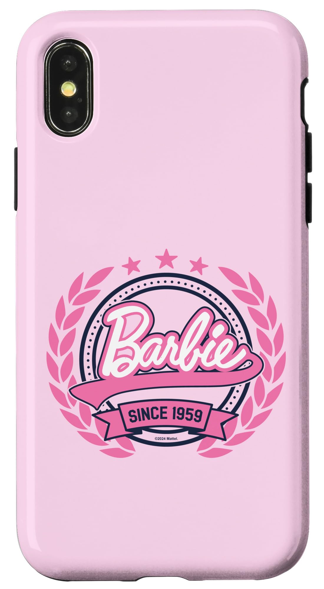 Iphone X/Xs Barbie   Varsity Collegiate Seal Since 1959 Logo Case