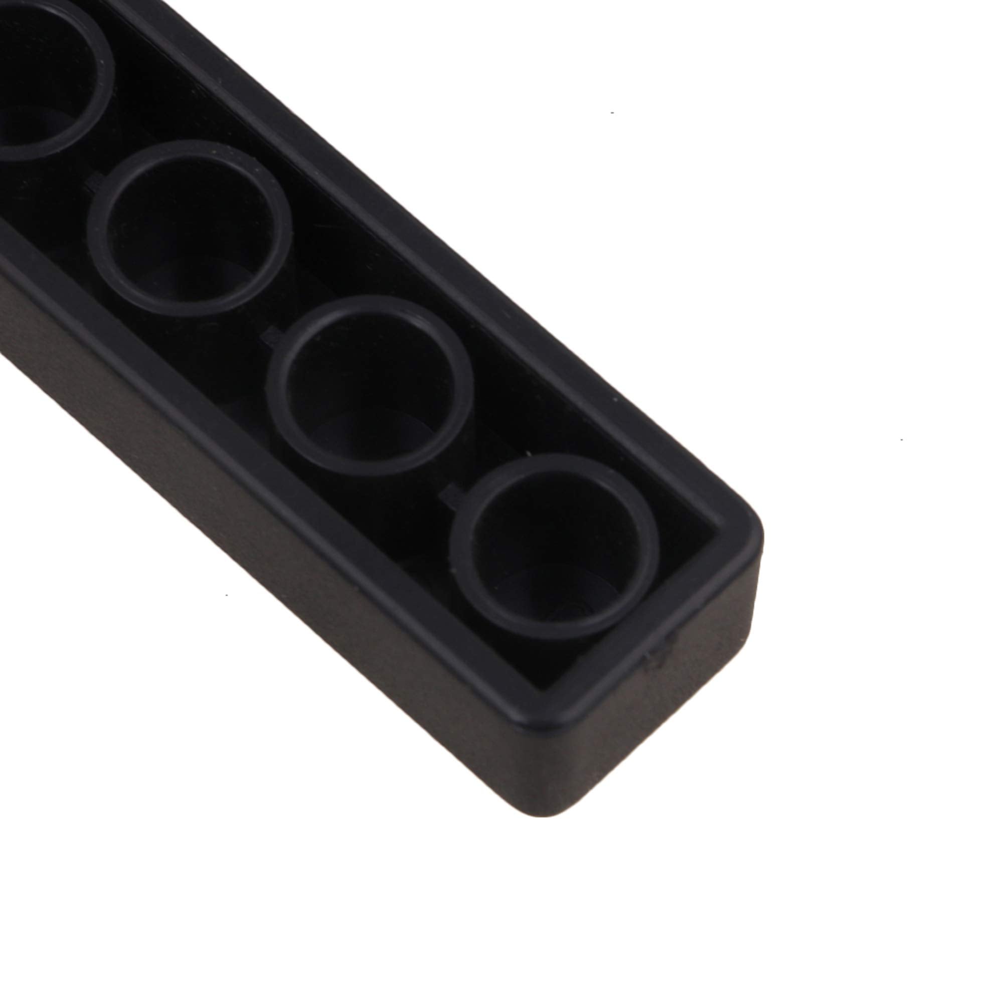 Bqlzr 4'' 5'' 6'' Bass Drum Head Port O'S Rings & Hole & 5'' Ring Black