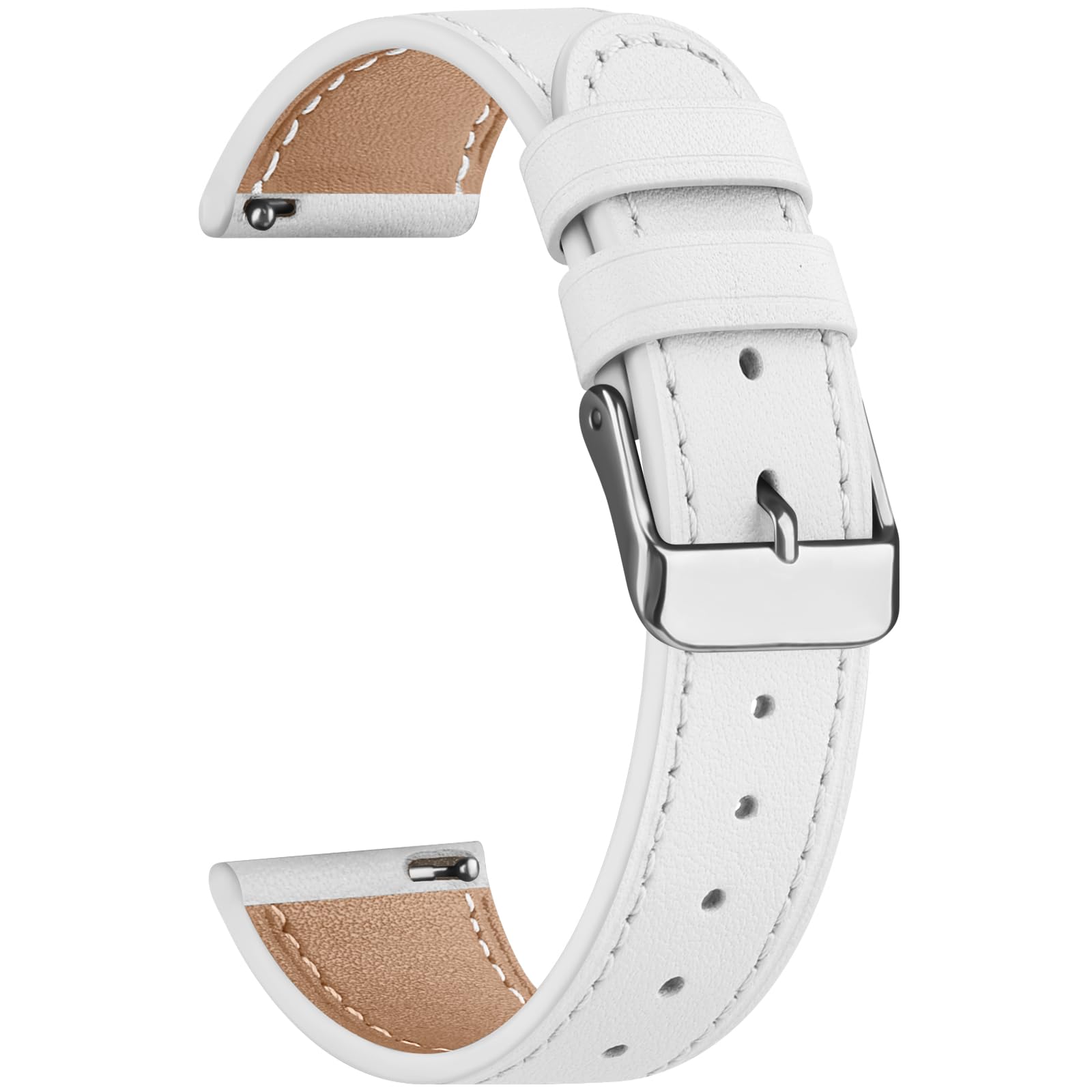 Ak Leather Watch Band Compatible With Garmin Venu 3S / Vivoactive 4S / Venu 2S / Vivomove 3S, 18Mm Replacement Wristband Strap F