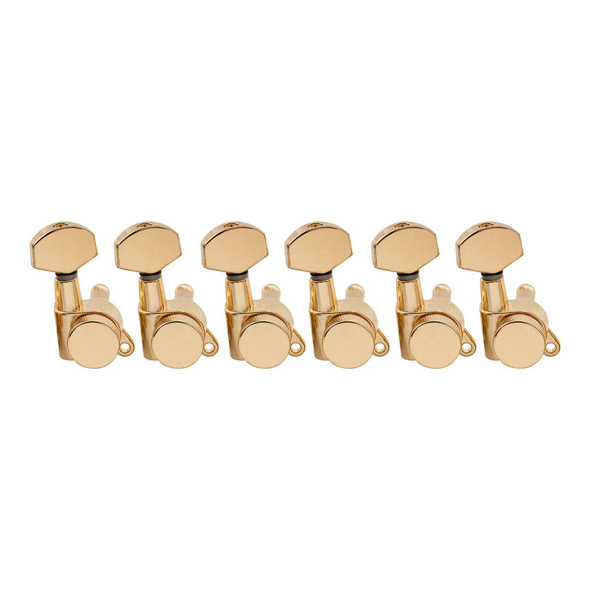 Musiclily Pro 6 Inline Guitar Locking Tuners String Tuning Pegs Keys Machines Heads Set For Stratocaster Telecaster Style Electr