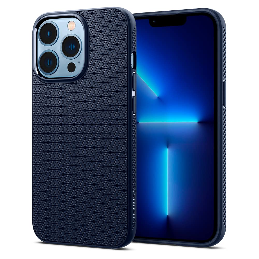 Spigen Liquid Air Designed for iPhone 13 Pro Case (2021) - Navy Blue