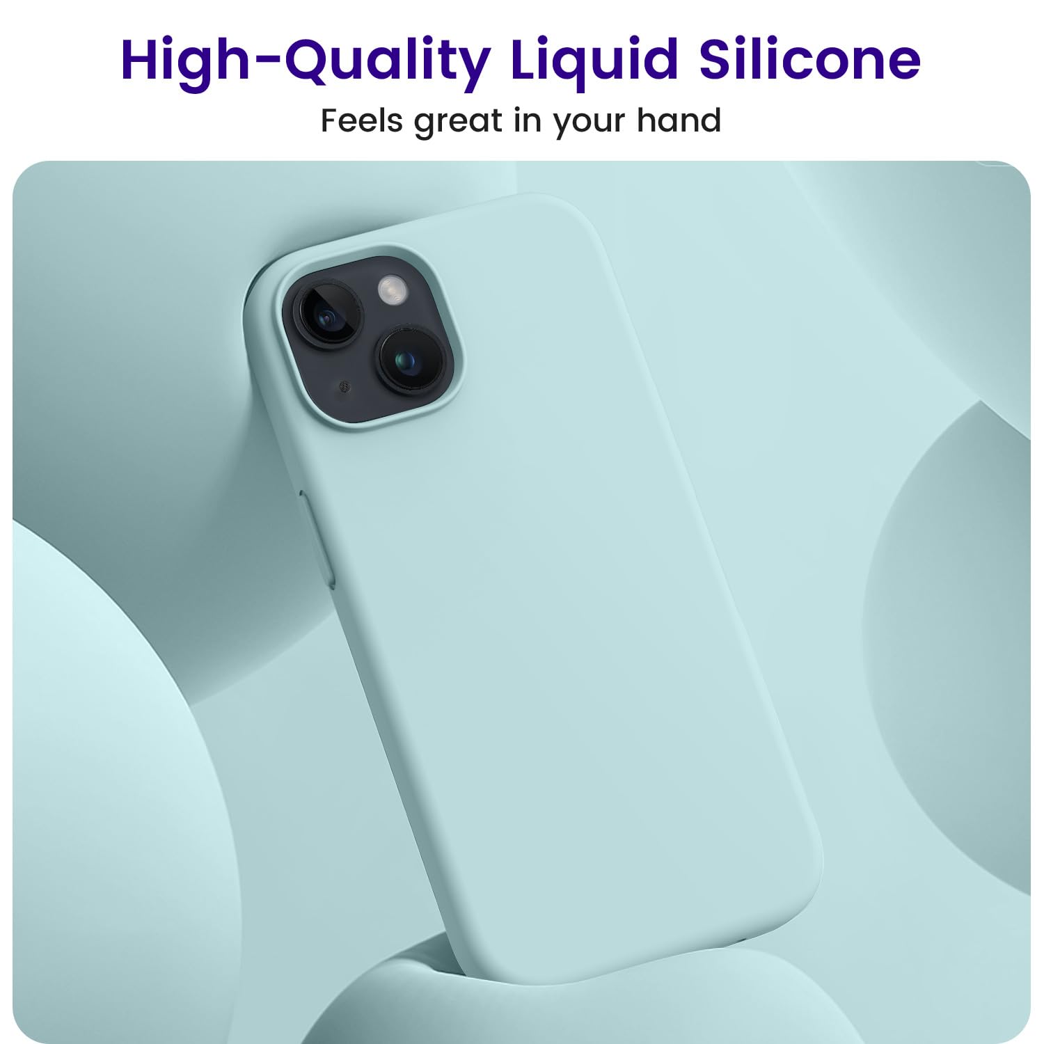 Otofly Magnetic For Iphone 13 Case & Iphone 14 Case [Compatible With Magsafe] Silicone Shockproof Military Grade Drop Protection