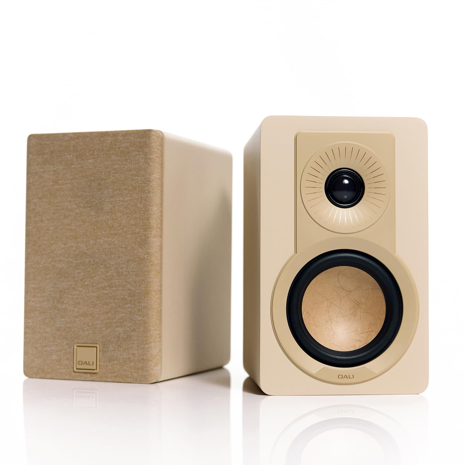 DALI KUPID Premium Compact Passive Hi-Fi Bookshelf Speakers, 2-Way Design with 4.5 Woofer & 1 Tweeter, Includes Wall Mount (Pair