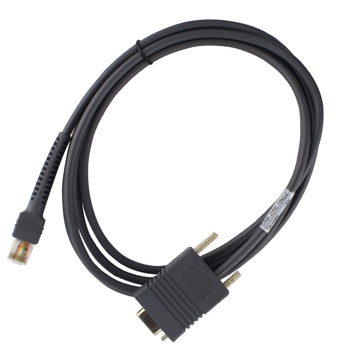 Partshe Cba R01 S07Par Rs232 Serial Cable For Motorola Symbol Ls2208 Ds4278 6Ft Straight Rj48 To Db9