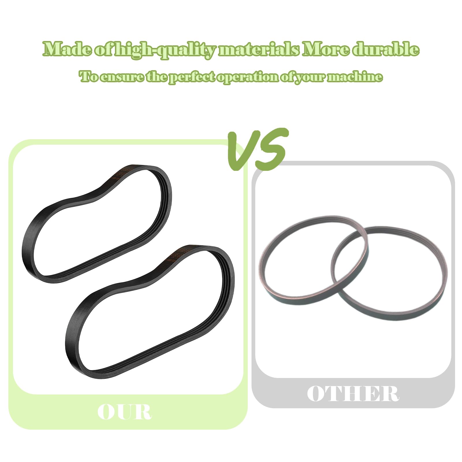 Pj373 Replacement Belt For Husky Air Compressors(2 Pack)