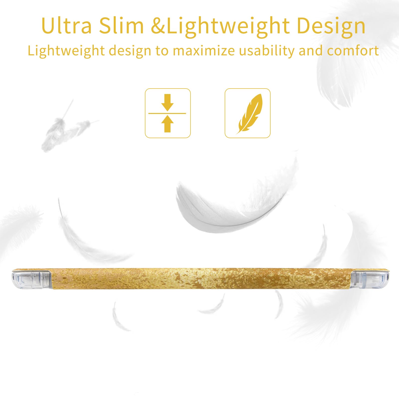 Protutab Case Compatible With Ipad 9Th Generation With Pencil Holder, Auto Wake&Sleep Slim Trifold Stand Case Compatible With Ip