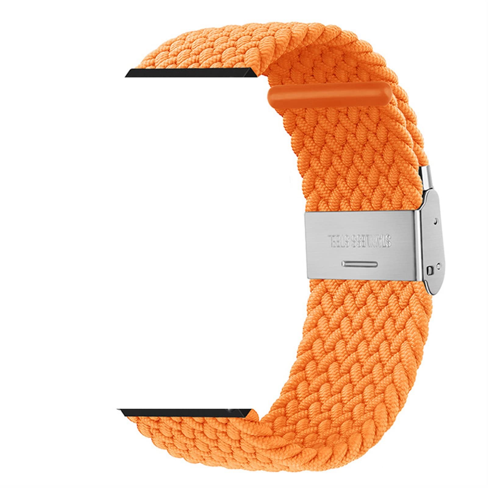 CZKE for Garmin Quickfit Watch Band 26mm Braided Nylon WatchBands (Color : Orange, Size : Quickfit 22mm)