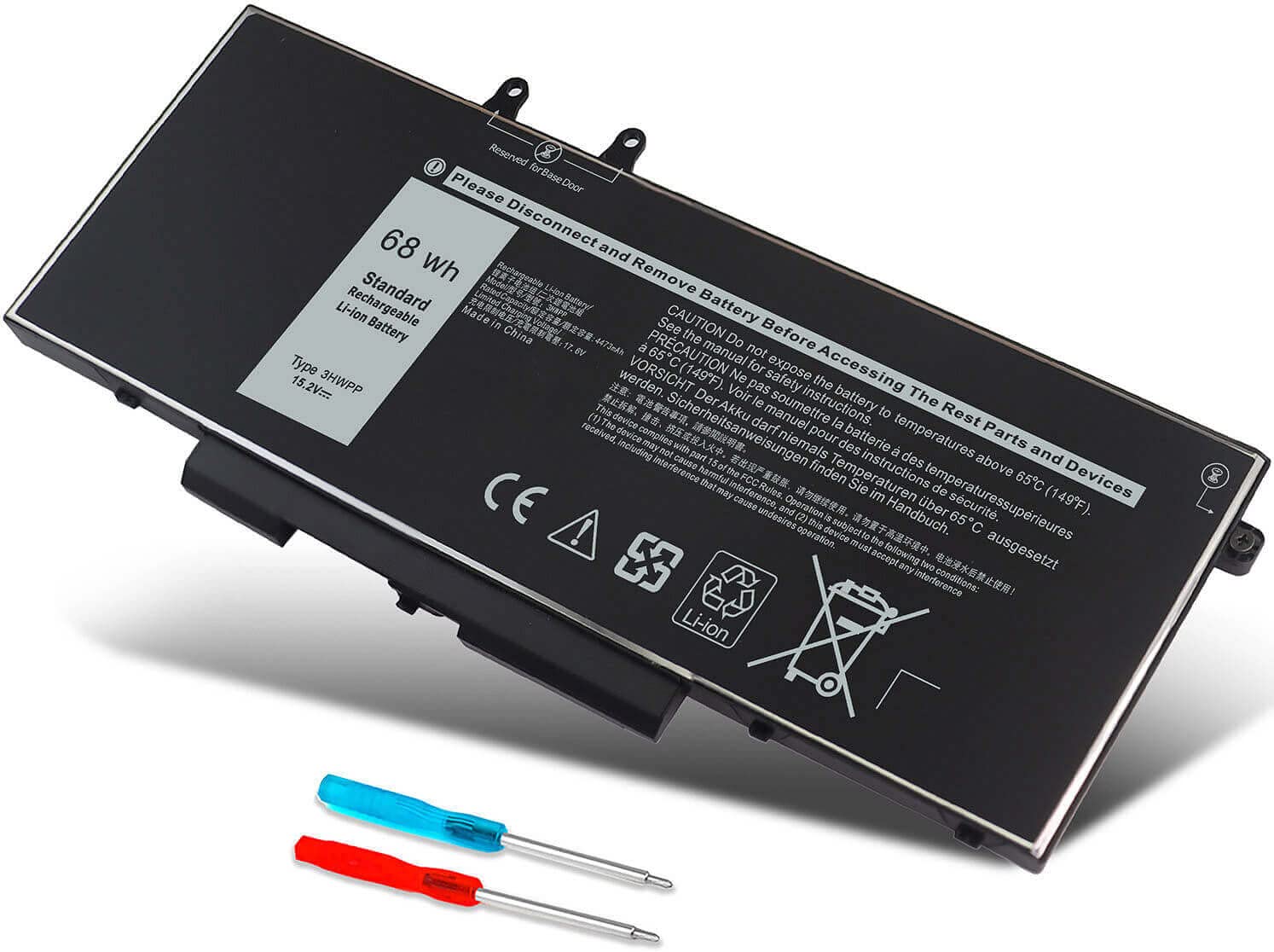 68Wh 3Hwpp Replacement Battery For Dell Latitude 5410 5510 5501 5401 5411 5511 Precision 3541 3551,Inspiron 7706 2 In 1, Inspiro