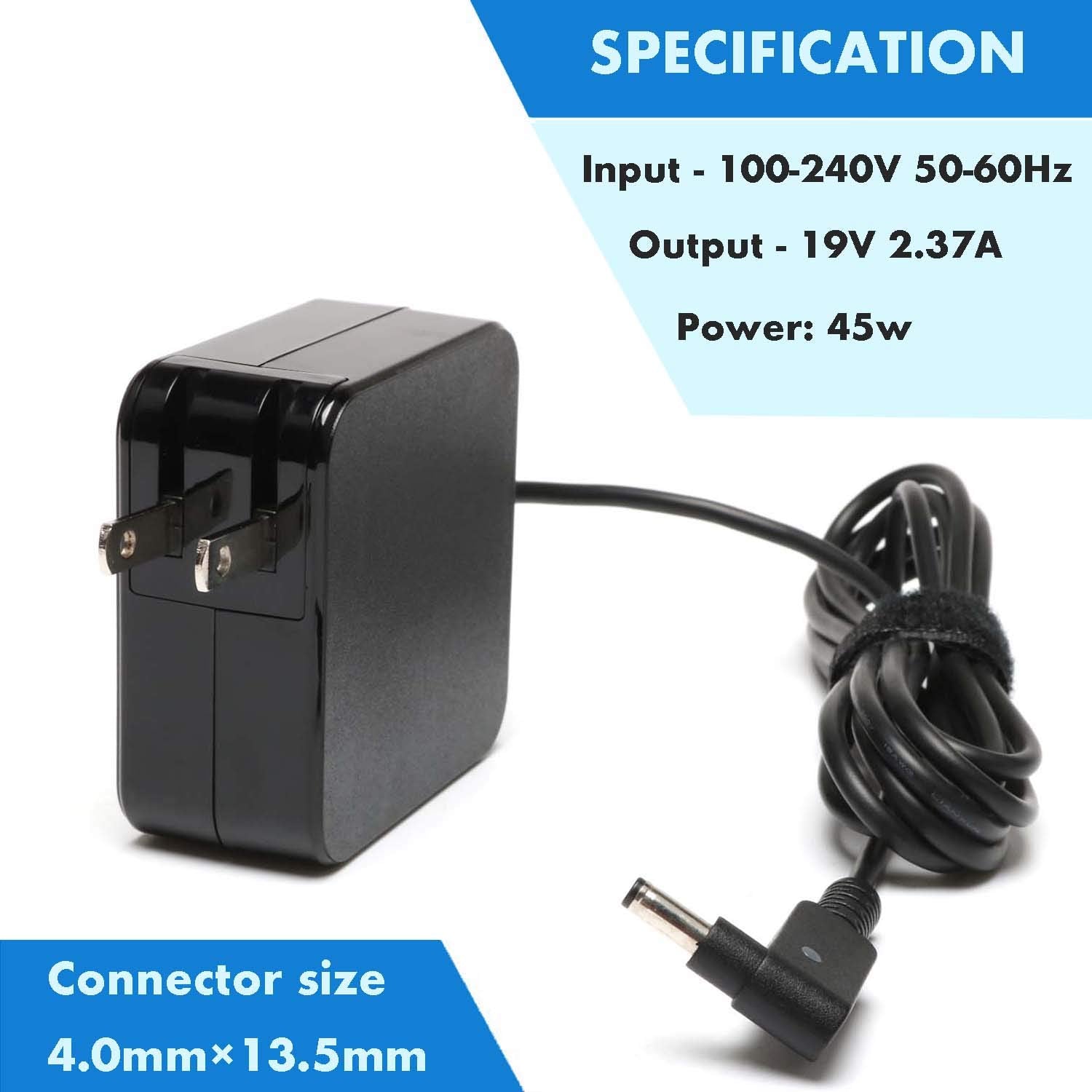 45W 19V 2.37A Ac Adapter Laptop Charger Power Supply Replacement For Asus Ux305 Ux305L Ux305F Ux305C Ux303U Ux330 Ux330U X331Ua Ux360C Ux31A E203M E203Ma X553S X553M X553Ma