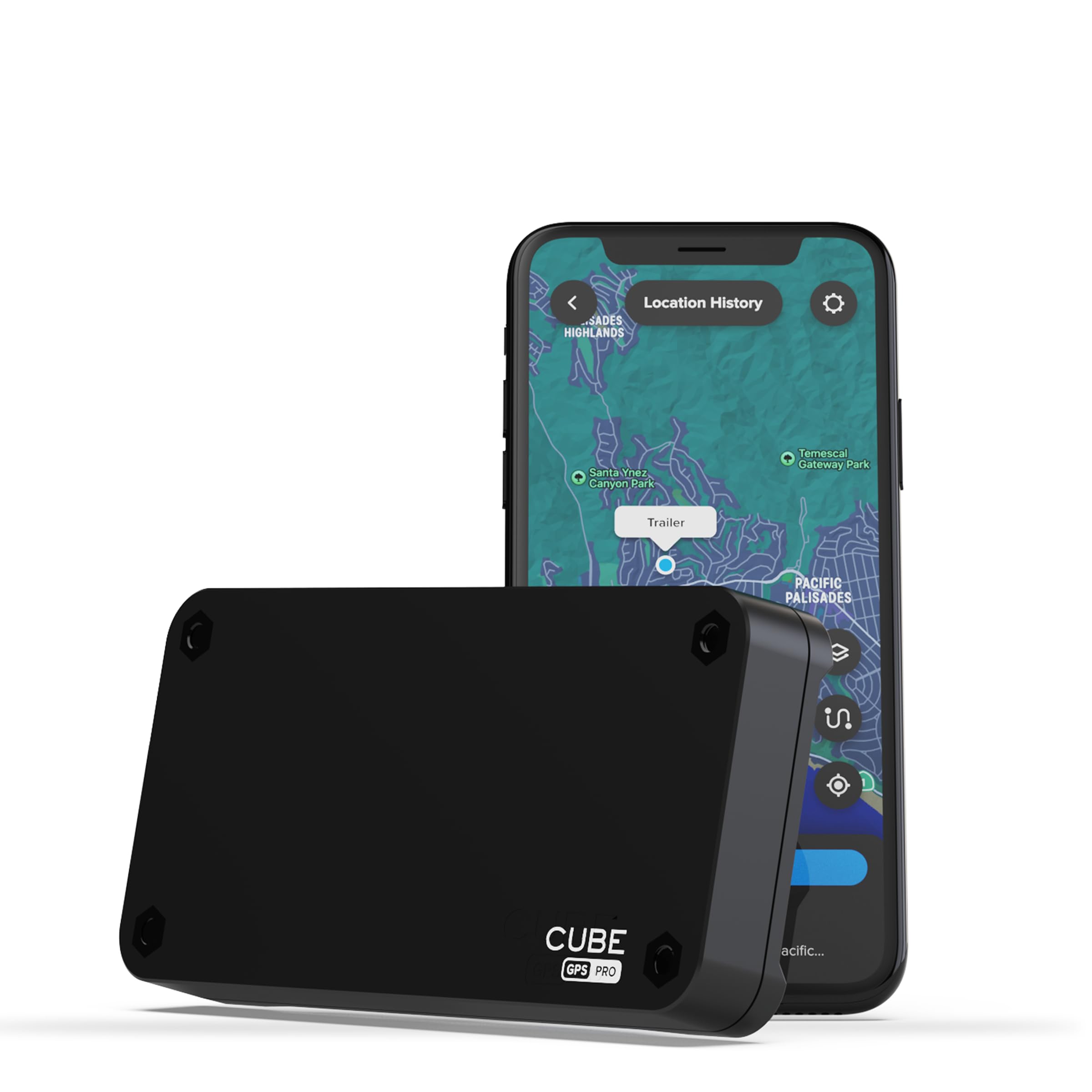 Cube Professional GPS Tracker for Vehicles Assets, Magnetic GPS Trackers, Car Tracker Device: Real Time Worldwide Location Geo-F