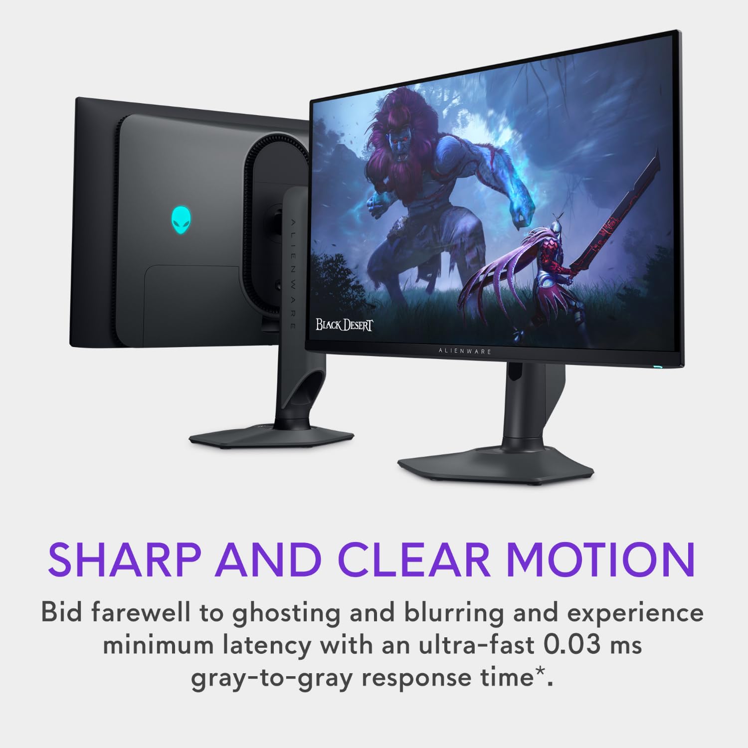 Alienware Aw2725Df Oled Gaming Monitor   26.7 Inch Quantom Dot Wqhd (2560X1440) 360Hz 0.03Ms Display, Amd Freesync Premium Pro,