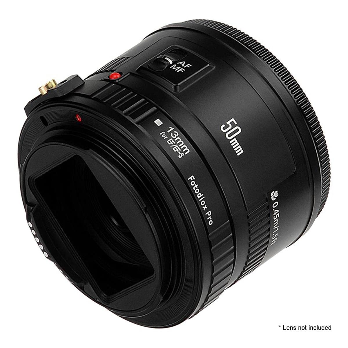 Fotodiox Pro Auto Macro Extension Tube, 13Mm Section   For Canon Eos Ef/Ef S Lenses For Extreme Close Up With Auto Exposure And