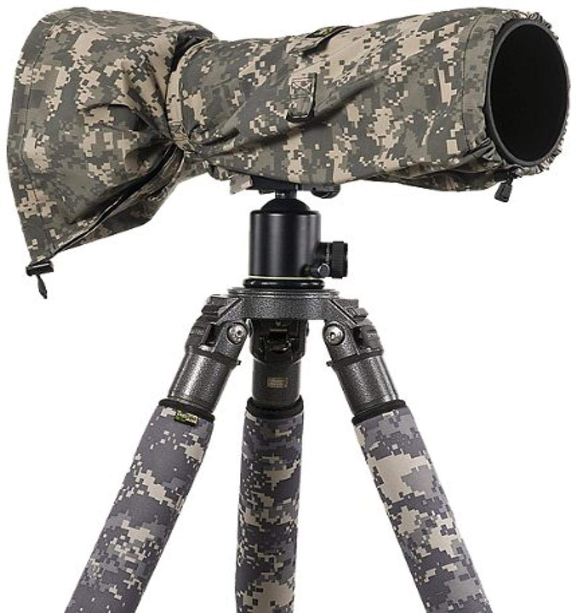 Lenscoat Lcrsldc Raincoat Rs For Camera And Lens, Large (Digital Camo)