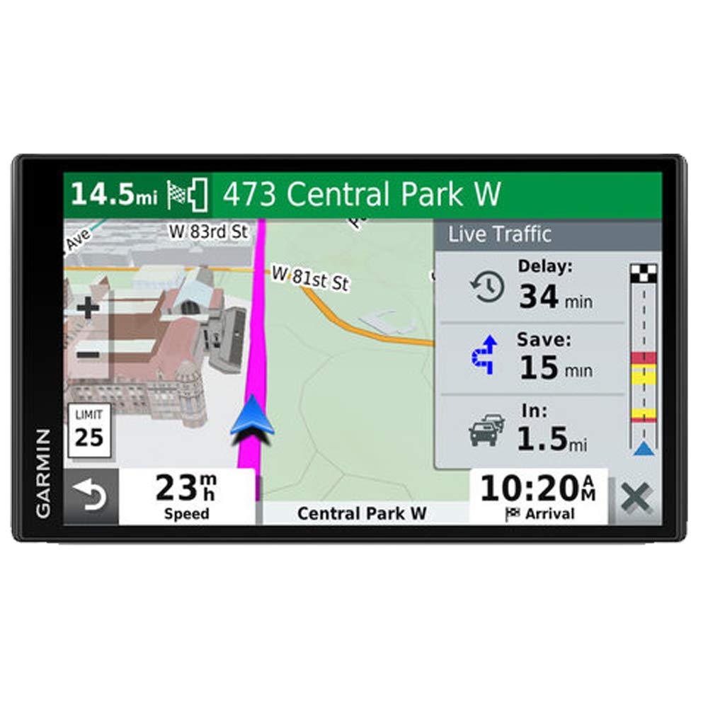 Garmin Drivesmart 65 & Traffic 6.95 Display Gps Navigator With 7 Eva Case Bundle