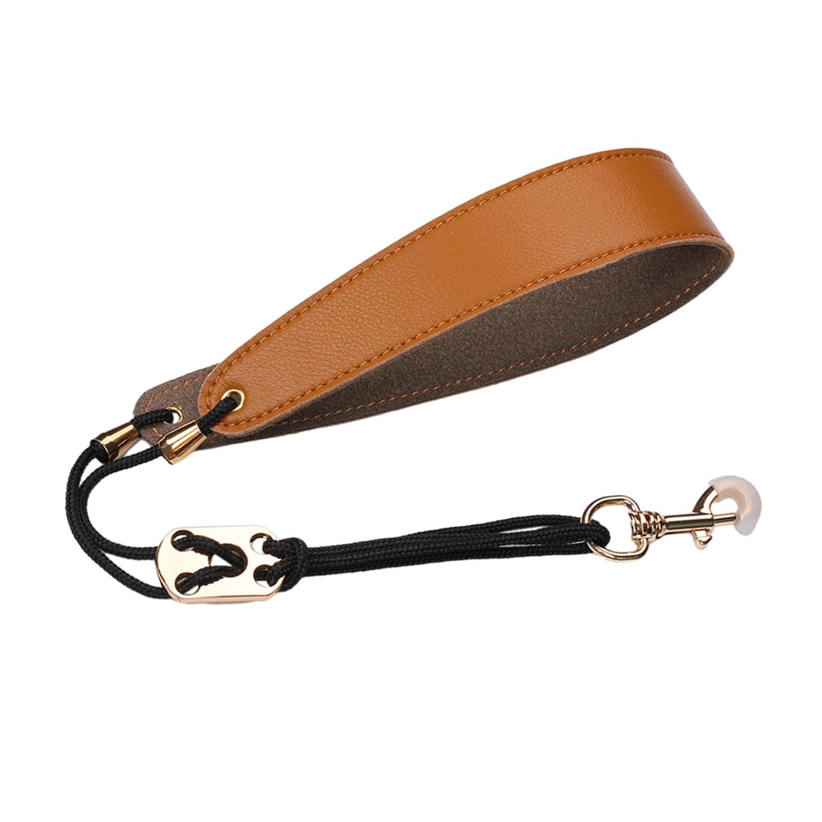Enakshi (Label) Creations Saxophone Neck Strap Soft For Music Instrument Clarinet Oboes Alto Tenor Sax Brownmusical Instruments 