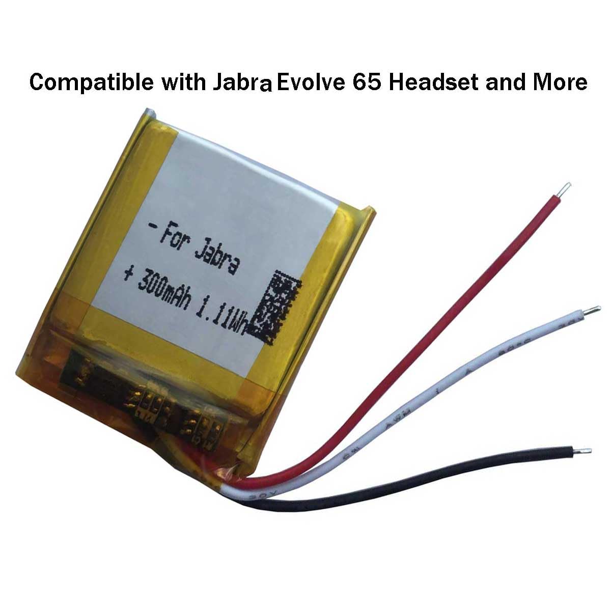 Aolikes 3.7V 300Mah Battery Replacement For Jabra Evolve Ii, Evolve 65 Wireless Headset, Ahb472625Plt Battery Replacement For Jb