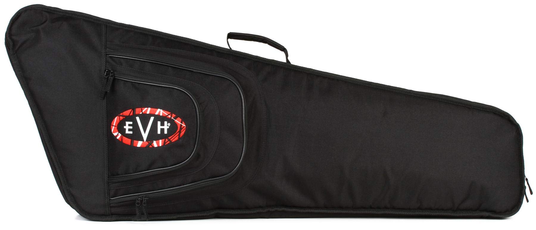 Evh Star Gig Bag   Black With Red Interior