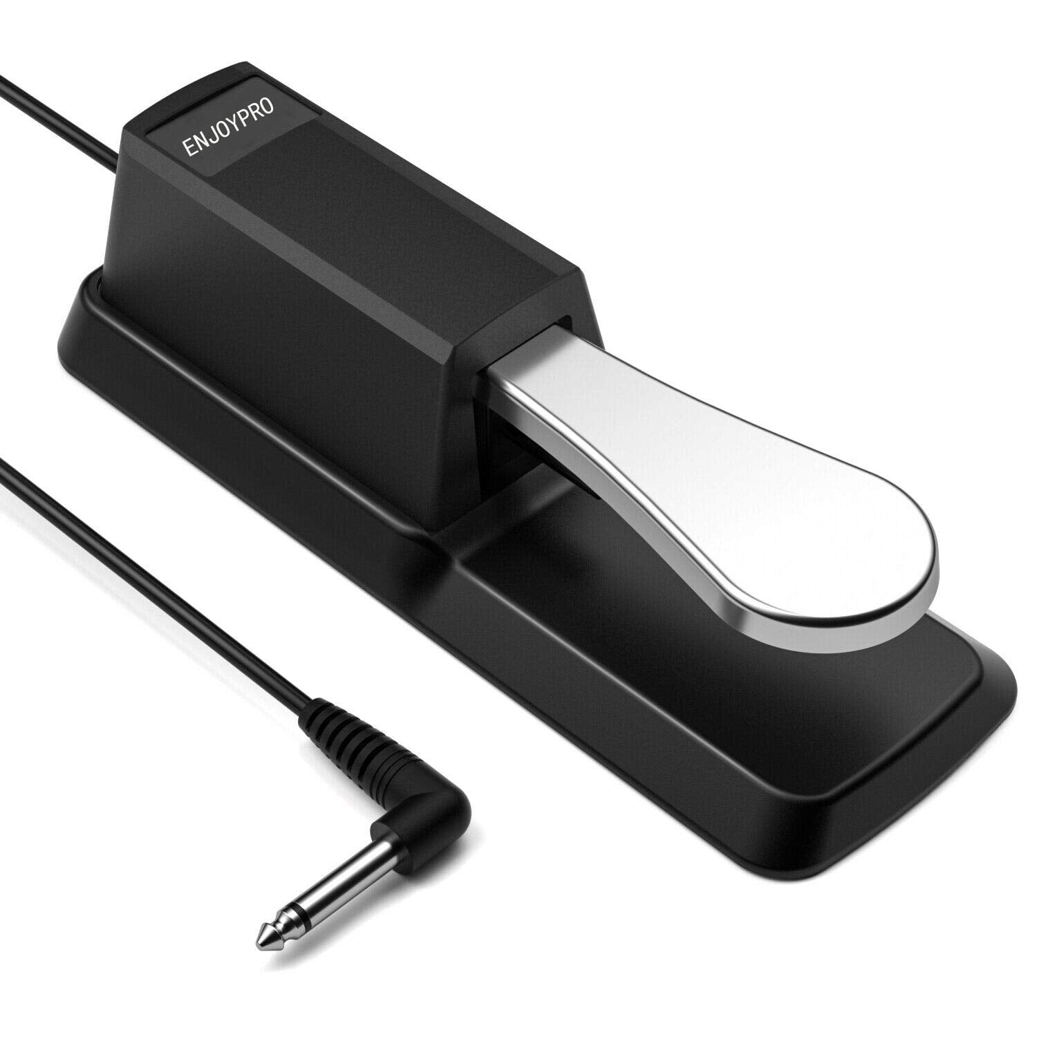 ENJOYPRO Sustain Pedal for Yamaha Keyboard, Piano Keyboard Pedal with Polarity Switch for Casio, MIDI, Roland Electronic Keyboar
