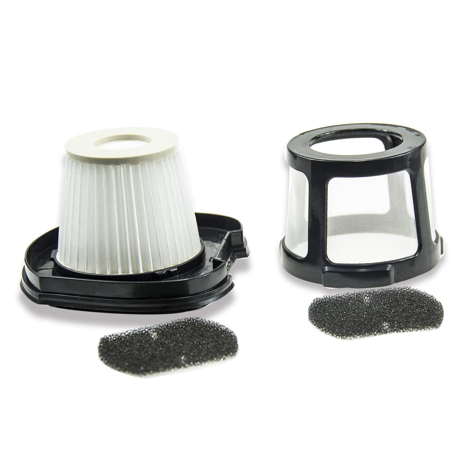 Biharnt 2390A,2284W Vacuum Replacement Filter Set Compatible With Bissell Pet Hair Eraser Hand Vacuum. Compare To Part # 1614212