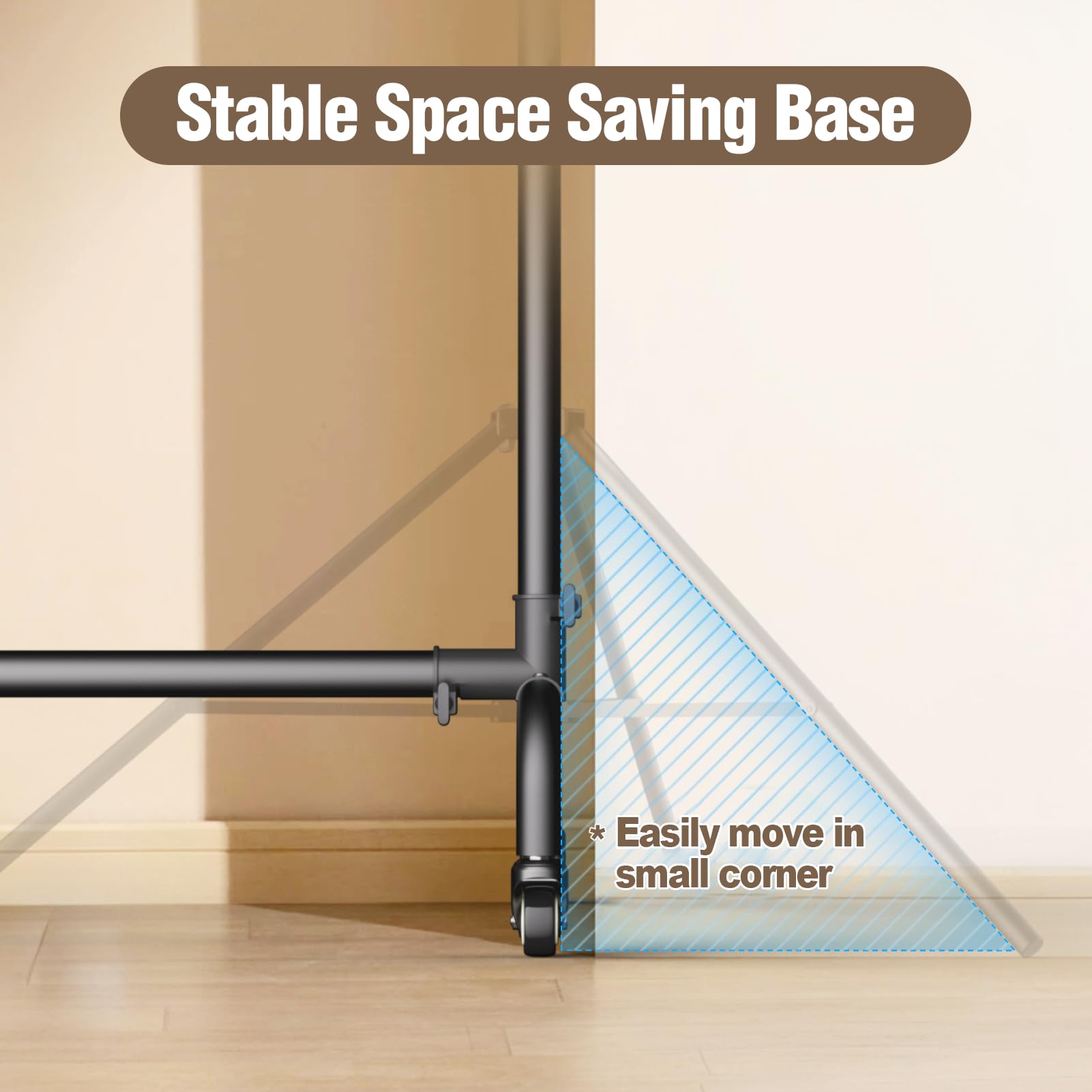 Emart Backdrop Stand With Wheels   10X7.5Ft(Wxh)   Moveable Banner Backdrop Holder, Photo Back Drop Adjustable Stand For Parties