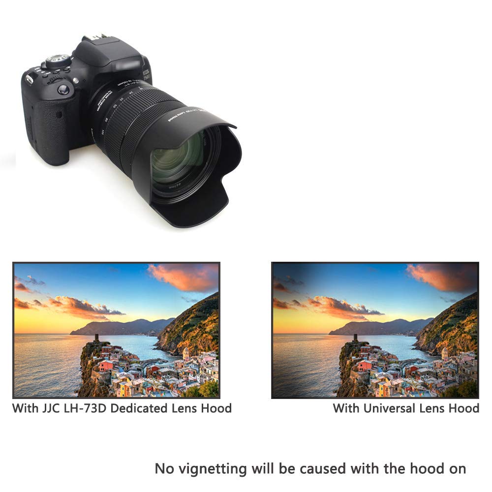 Jjc Ew 73D Bayonet Lens Hood Shade For Canon Ef S 18 135Mm F/3.5 5.6 Is Usm Lens On Canon Eos 90D 80D 77D 60D For Canon Rf 24 10
