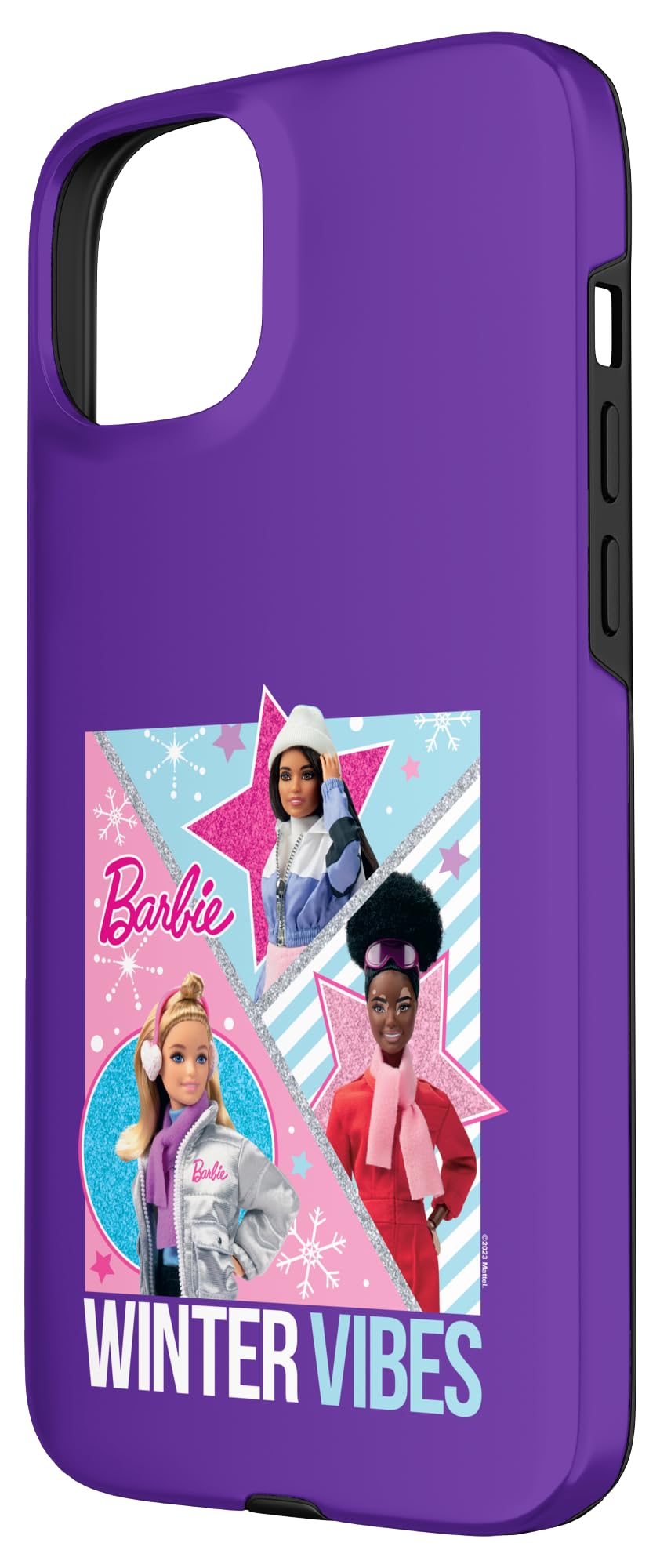 Iphone 15 Plus Barbie   Winter Vibes Case