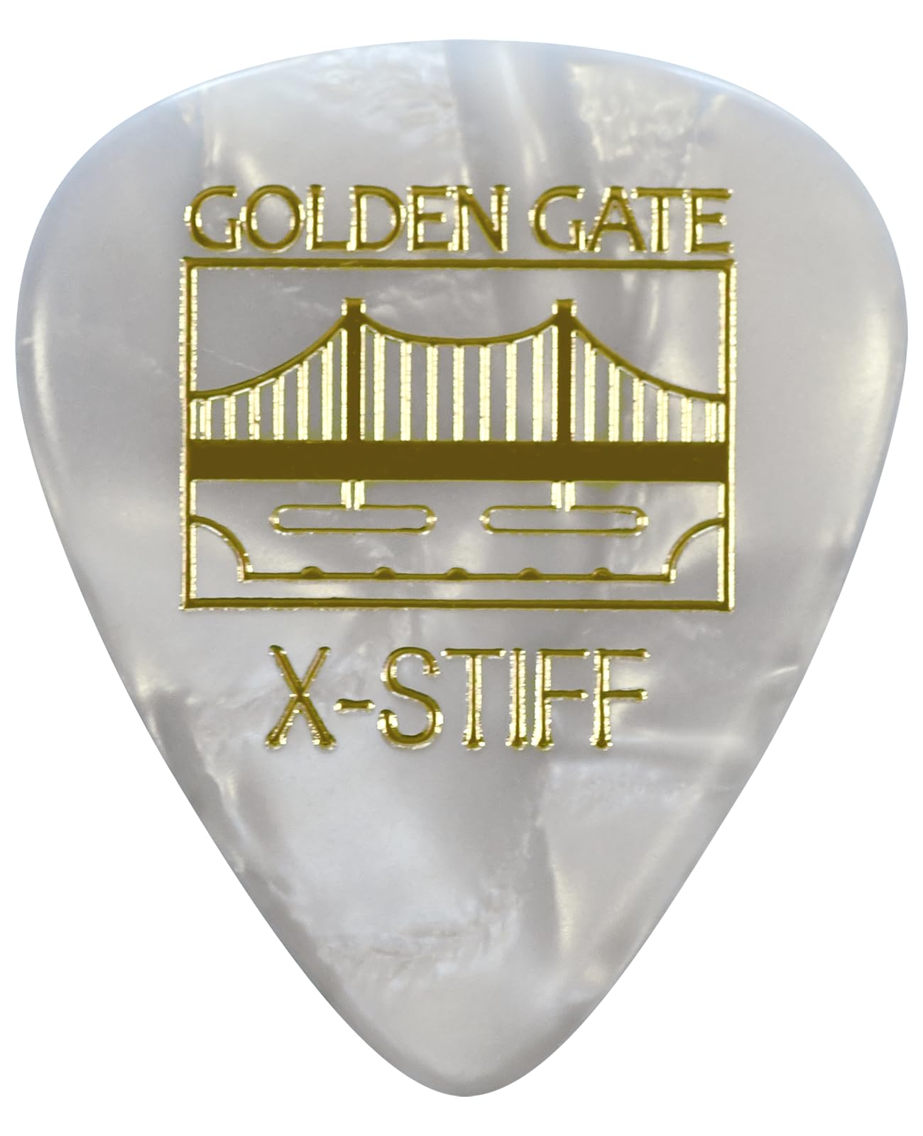 Golden Gate Guitar Picks (Mp 145), Pearloid,The Sideman   X Stiff (Pack Of 12)