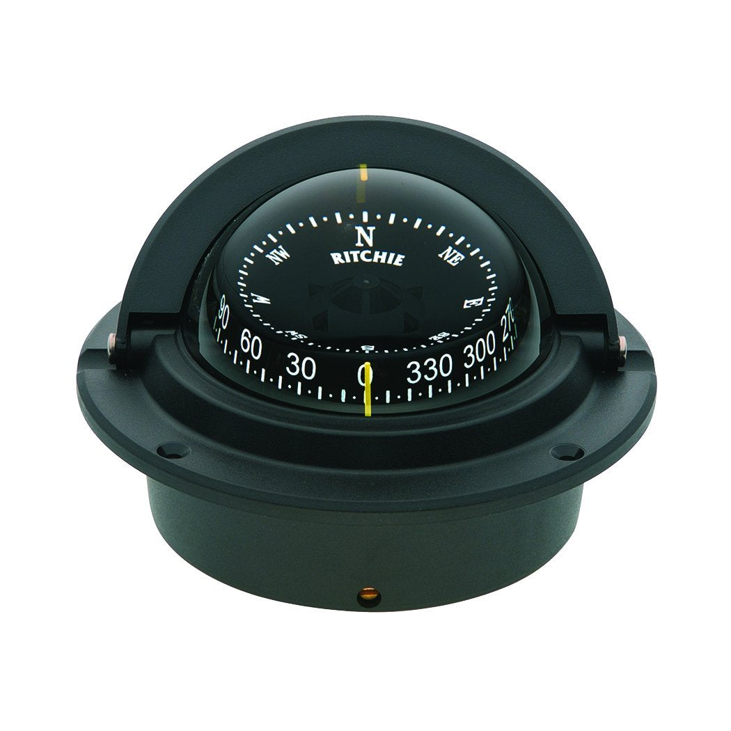 Ritchie Compass, Flush Mount, 3'' Combi, Black